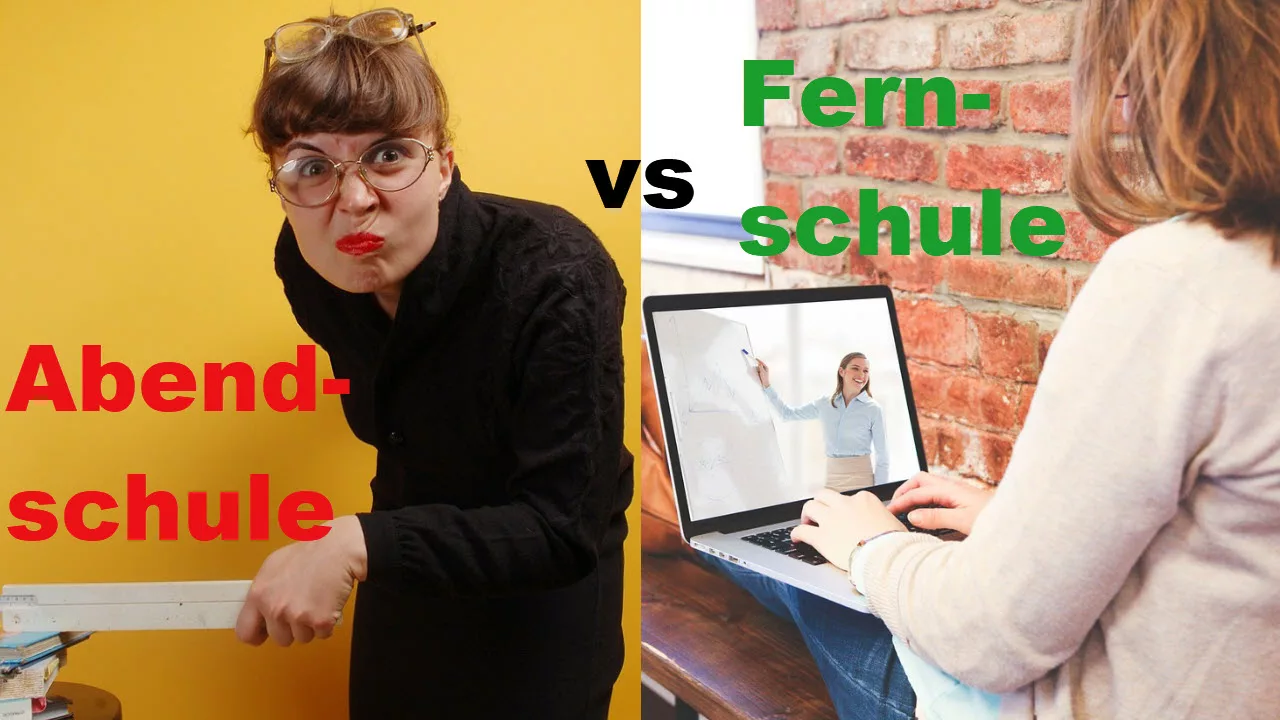 Abendschule oder Fernschule? Vorteile & Nachteile Vergleich